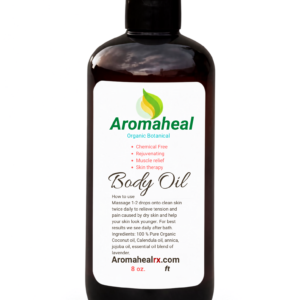 Perfect for professional treatment or at-home relaxation, Aromaheal body oil leaves the skin feeling soft, nourished.